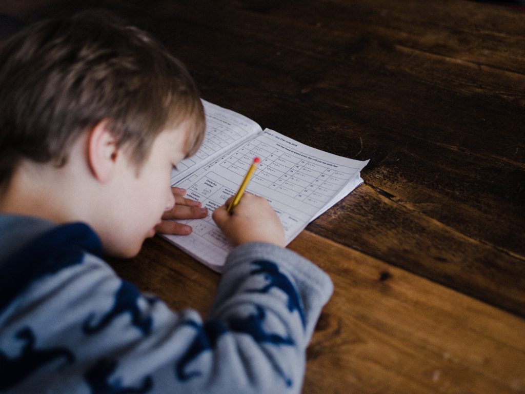 student-working-on-math