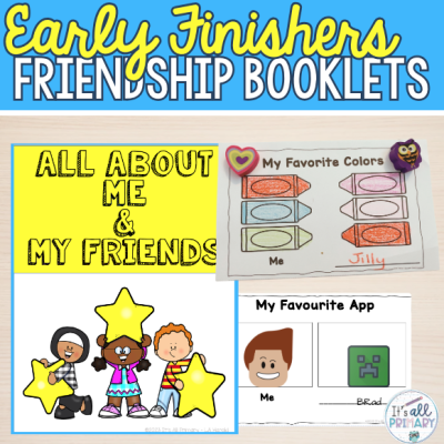 Early Finishers Friendship Booklet cover