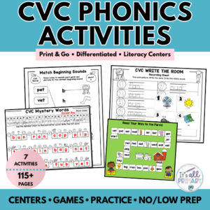 CVC Phonics progression 
